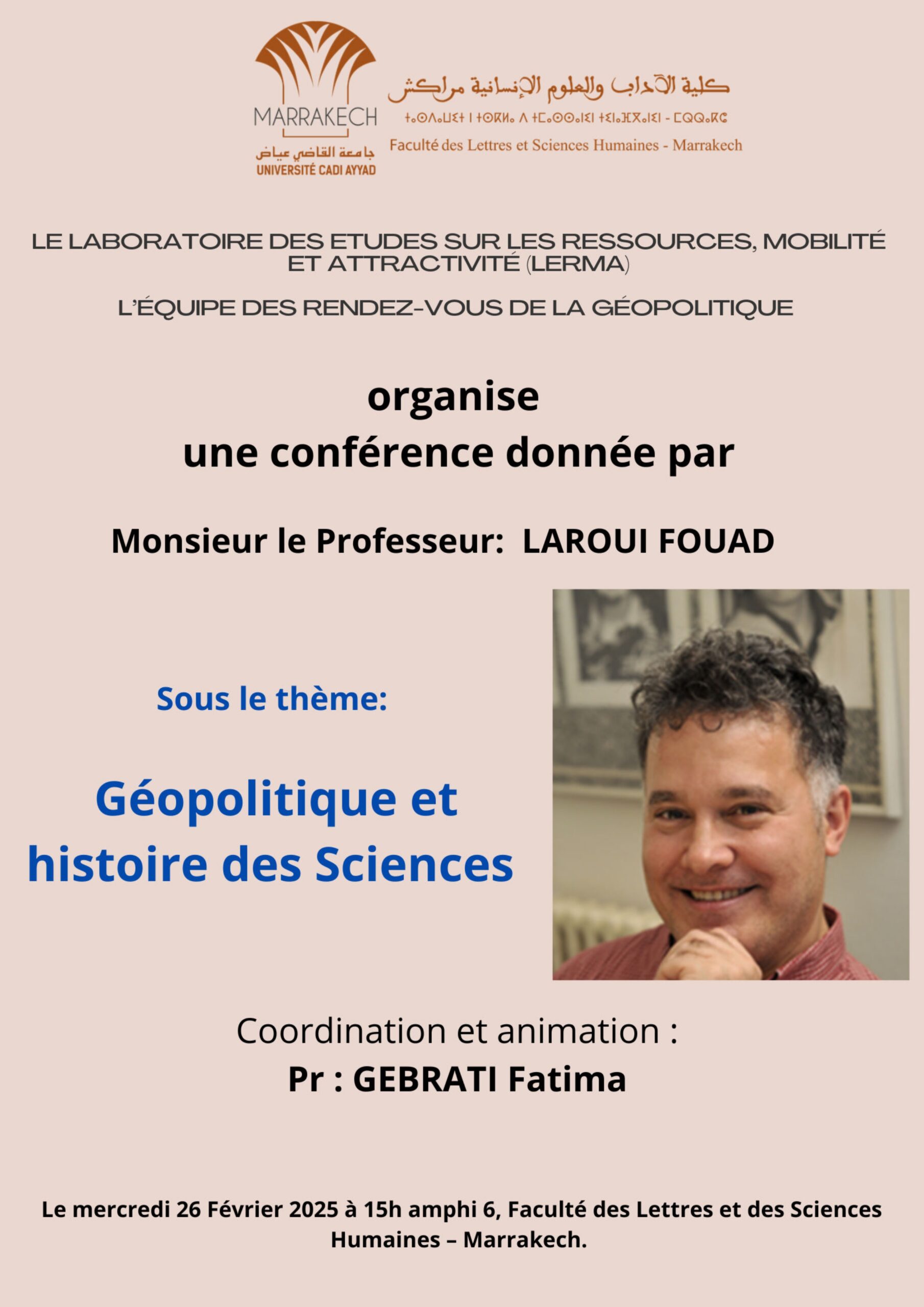 Géopolitique et histoire des Sciences